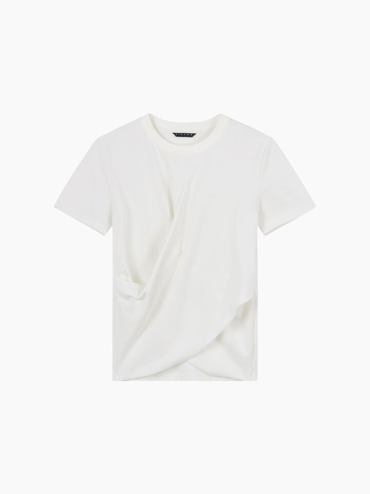 T-SHIRT - sisley k short sleeve t-shirt - Creamy White | Sisley K image number 2